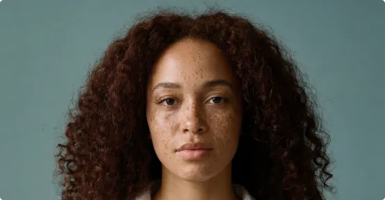 Realistic digital twin of afro american woman