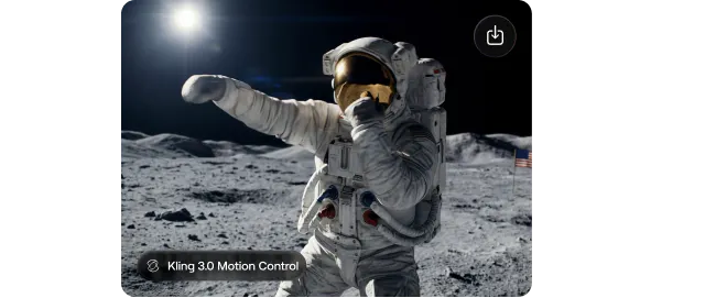 How to use Kling Motion Control in Artlist - step 4