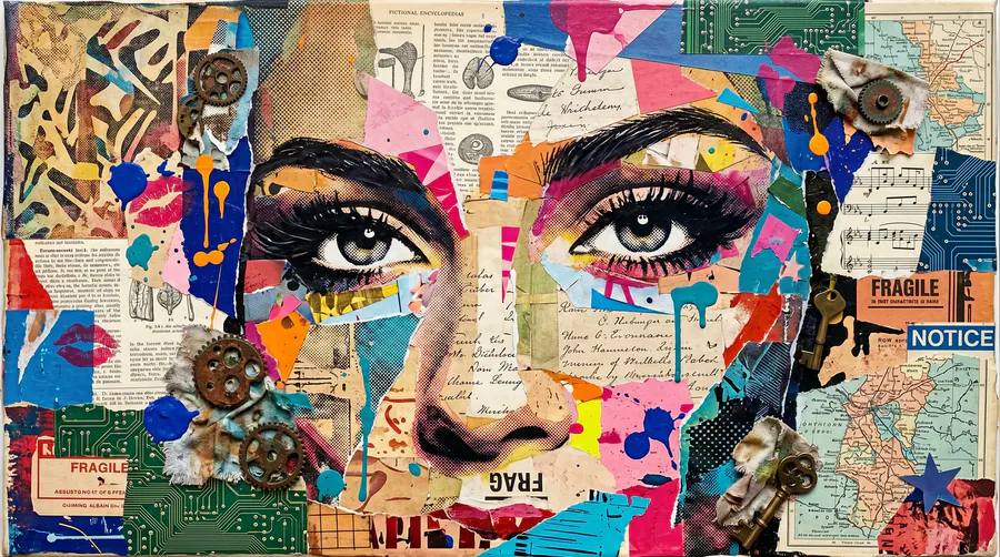pop art collage